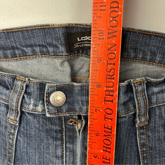 LondonJean Boot Cut Jeans Patch Pockets Retro Style Women’s Sz 2 - Picture 8 of 14